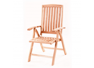 Дървена градинска стол махагон Betria