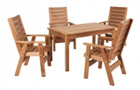 Мебел дървена градинска Пергел